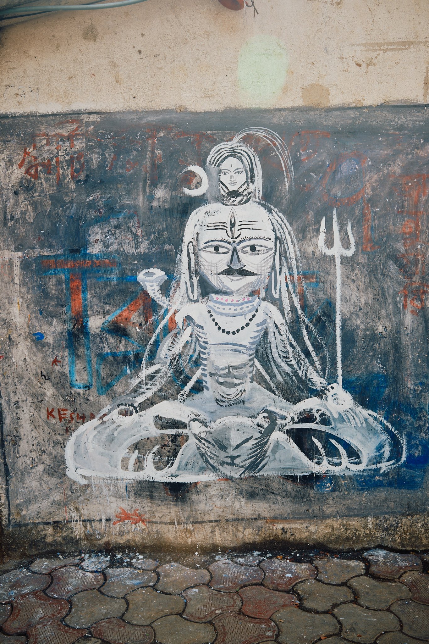 Shiva Wall Painting Kolkata Street Documentary BTS